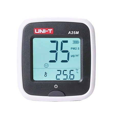UNI-T A25M merač kvality vzduchu s LCD displejom, prenosný merač PM2,5 prachových частíc