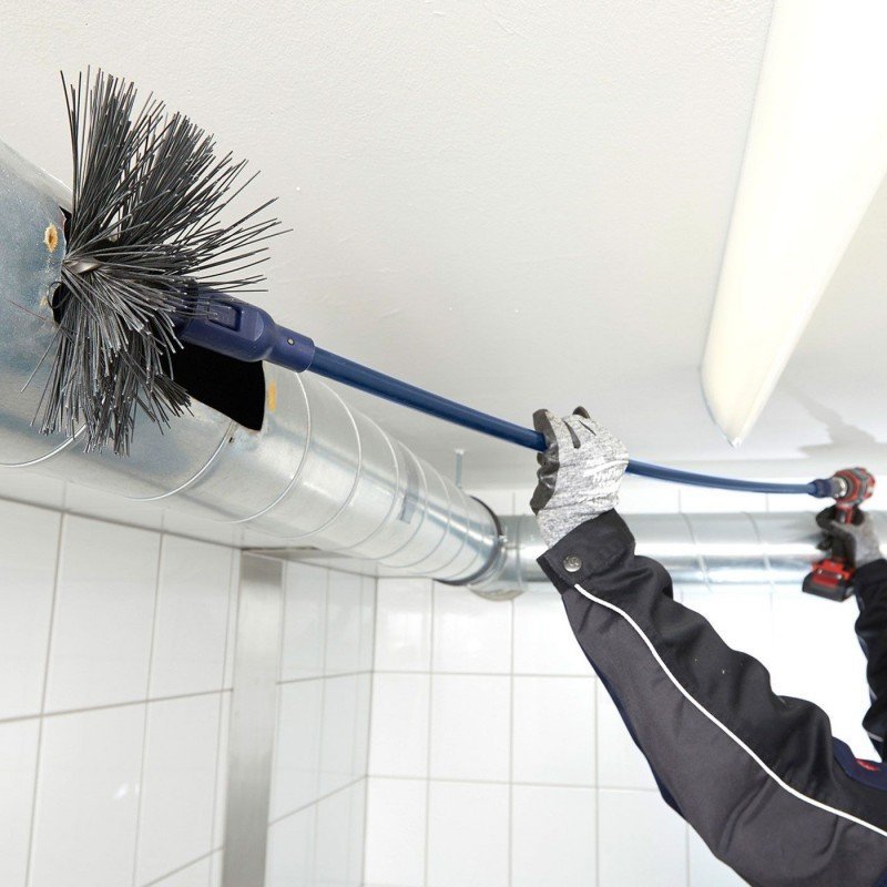 Wöhler kompletná sada Snap & Sweep soft na čistenie vzduchotechniky 10 tyčí