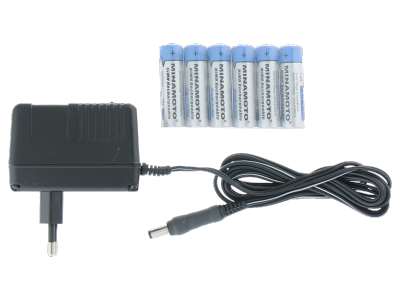 Metrel A 1083 - Napajaci adapter + 6ks NiMH AA akumulátory 12V/0