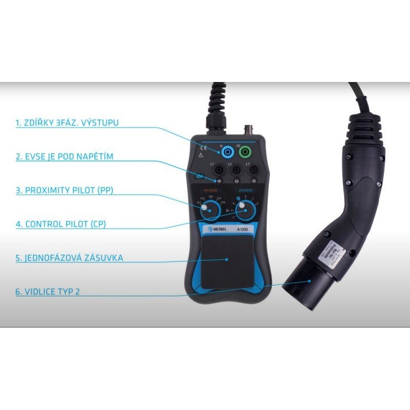 Metrel A 1532 - EVSE adaptér 400 V (3 fázy)