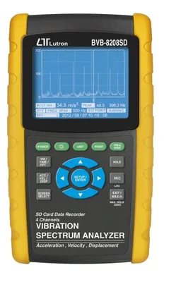 Lutron BVB-8208SD - Spektrálny analyzátor vibrácií FFT analýza do 20 kHz