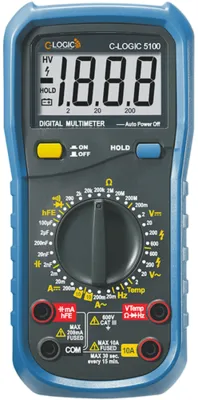 C-LOGIC 5100 - Multimetr do 600 V AC/DC