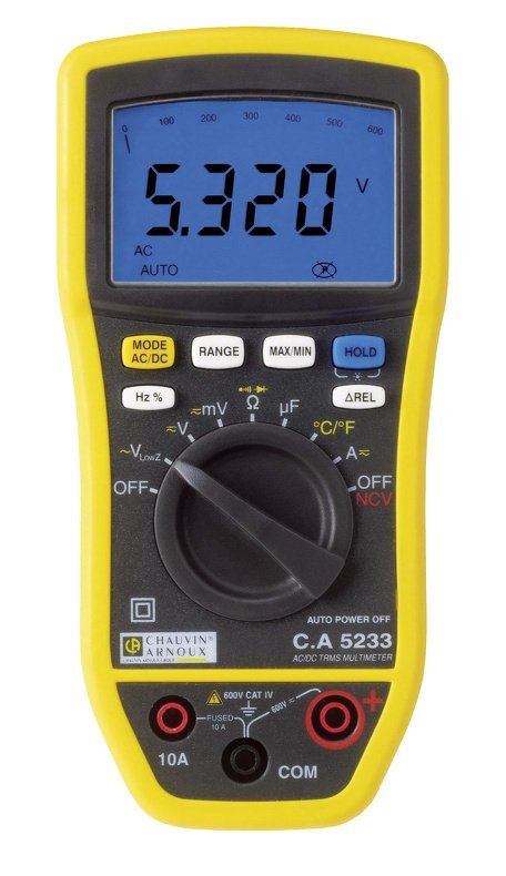Chauvin Arnoux C.A 5233 - Digitálny multimeter do 10 A
