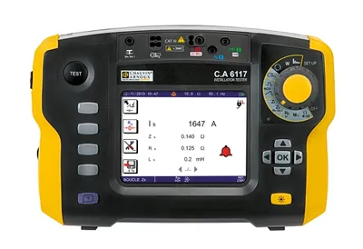 Chauvin Arnoux C.A 6117 + DataView + C177A - Urządzenie kontrolne Pomiar izolacji do 2 GΩ