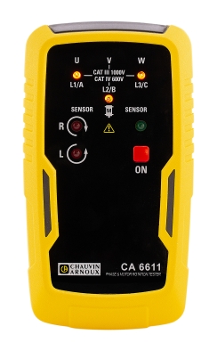 Chauvin Arnoux CA 6611- Zkoušečka sledu fází CAT III / 1000 V