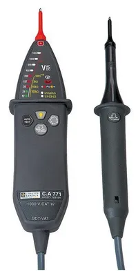 Chauvin Arnoux C.A 771 - Skúšačka napätia a spojenia do 1000 V AC / 1400 V DC