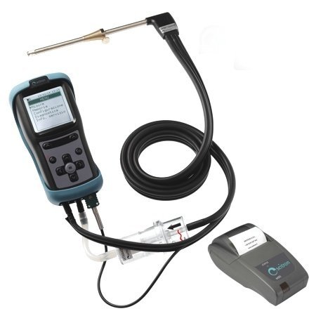 Seitron CHEMIST 101S BeGreen - prenosný analyzátor spalín s Bluetooth tlačiarňou, meracími článkami O2 a CO, odbernou sondou a príslušenstvom v ABS kufri