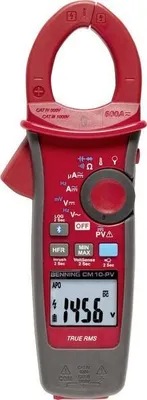 Benning CM 10-PV - Digitálne prúdové kliešte 0–600 A AC/DC
