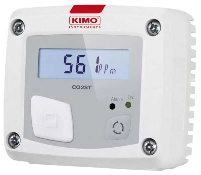 KIMO CO2stat - detektor oxidu uhličitého s meraným rozsahom 0 až 5000 ppm, krytie IP65