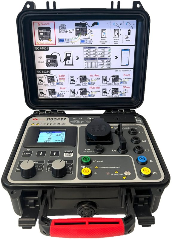MI Spekter CST-322 - Analyzátor nabíjacích staníc