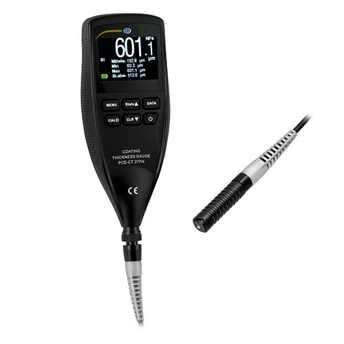 PCE Instruments CT 27 tloušťkoměr s externí sondou Fe/NFE pro měření tloušťky na kovech