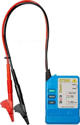 Gossen Metrawatt ET500 – Easytest 500 - Elektrický vyhľadávač káblov Ochrana proti prepätiu 350 V AC/DC