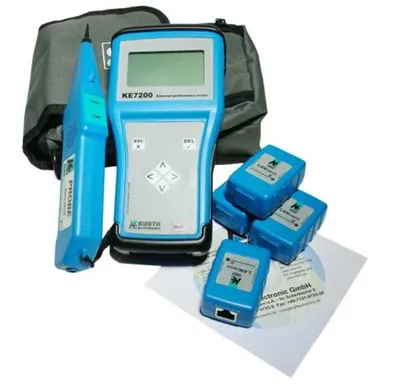 Gossen Metrawatt Sada KE7200 PRO - Sieťový tester Ethernet Performance tester so 4 vzdialenými jednotkami