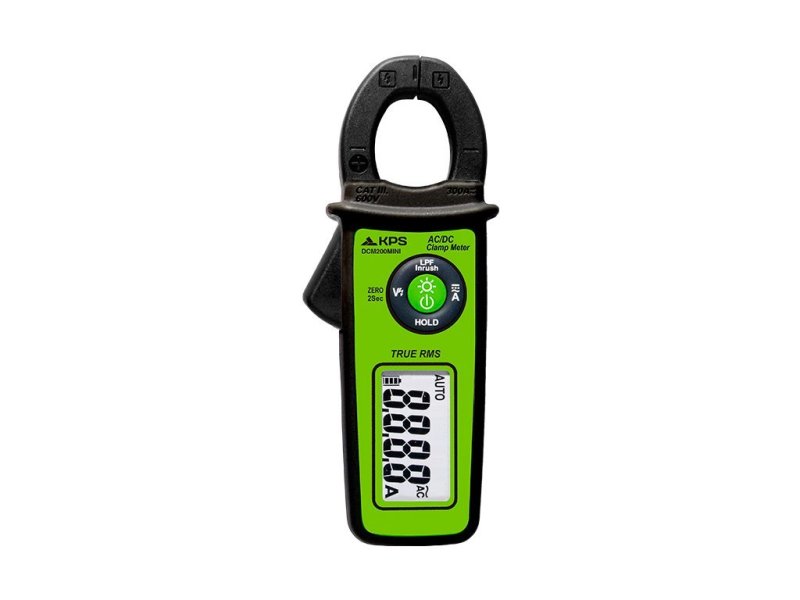 KPS DCM200MINI kliešťový multimeter s True RMS meraním AC/DC prúdu do 300 A a bezkontaktnou detekciou napätia
