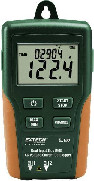 Extech DL160 multifunkčný datalogger na meranie striedavého prúdu a napätia s USB rozhraniom a prúdovými kliešťami