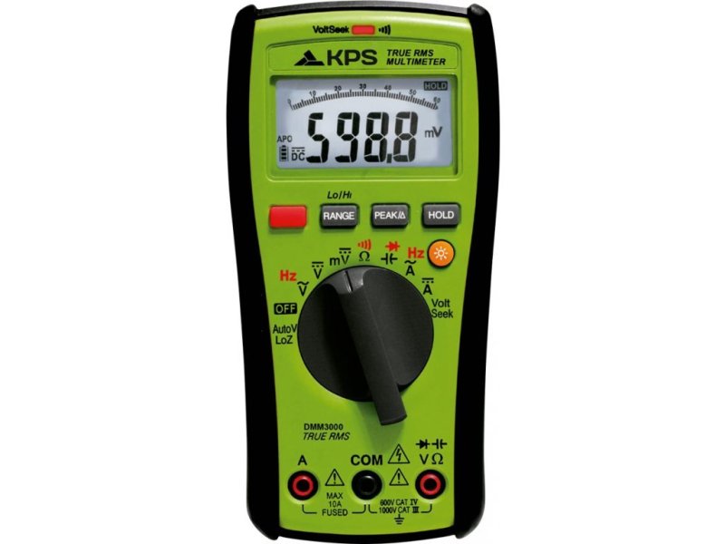 KPS DMM3000 digitálny multimeter s TrueRMS, presnosťou 0,5% DCV a funkciou LoZ do 1000 V