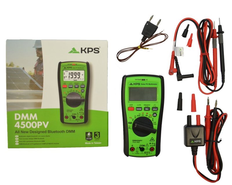 KPS DMM 4500PV - Multimeter pre PV inštalácia do 1500 V AC / 2000 V DC