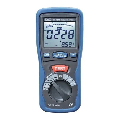 CEM DT-5505 - Tester izolácie 1000V