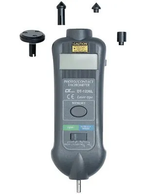 Lutron DT 1236L - Digitálny otáčkomer 10–99 999 RPM (bez dotyku)