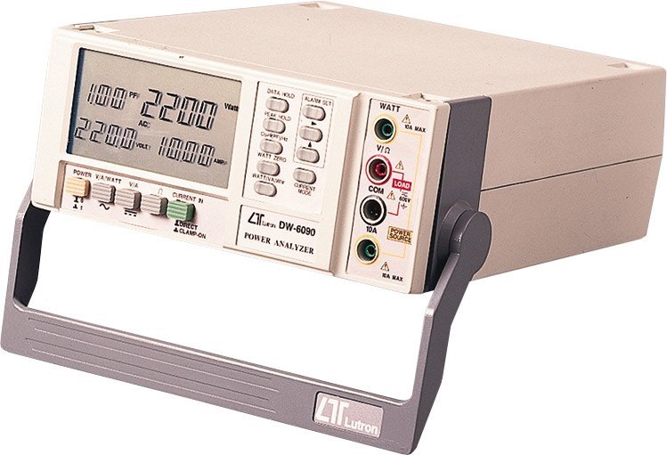 Lutron DW-6090 stolní wattmetr s displejem, měřič výkonu 0–6000 W