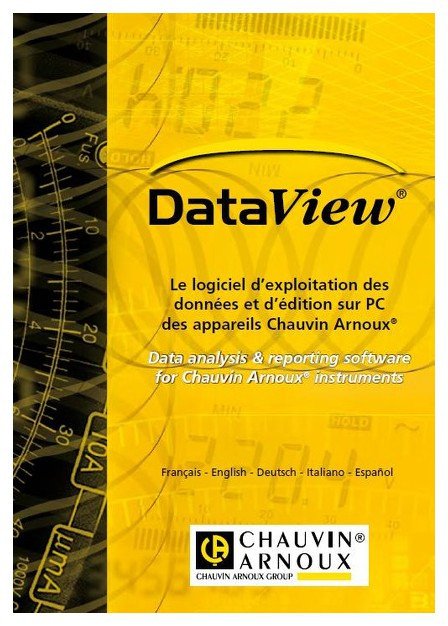 Chauvin Arnoux DataView - Softvér Softvér pre správu meracích dát