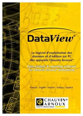 Chauvin Arnoux DataView - Softvér Softvér pre správu meracích dát