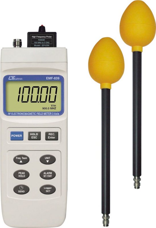 Lutron EMF 839 - Merac elektromagnetického poľa 100 kHz - 3 GHz