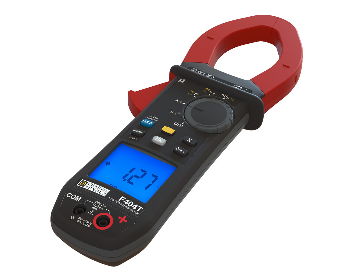 Chauvin Arnoux F404T - Kliešťový TRMS multimeter pre fotovoltiku - Do 1700 V DC