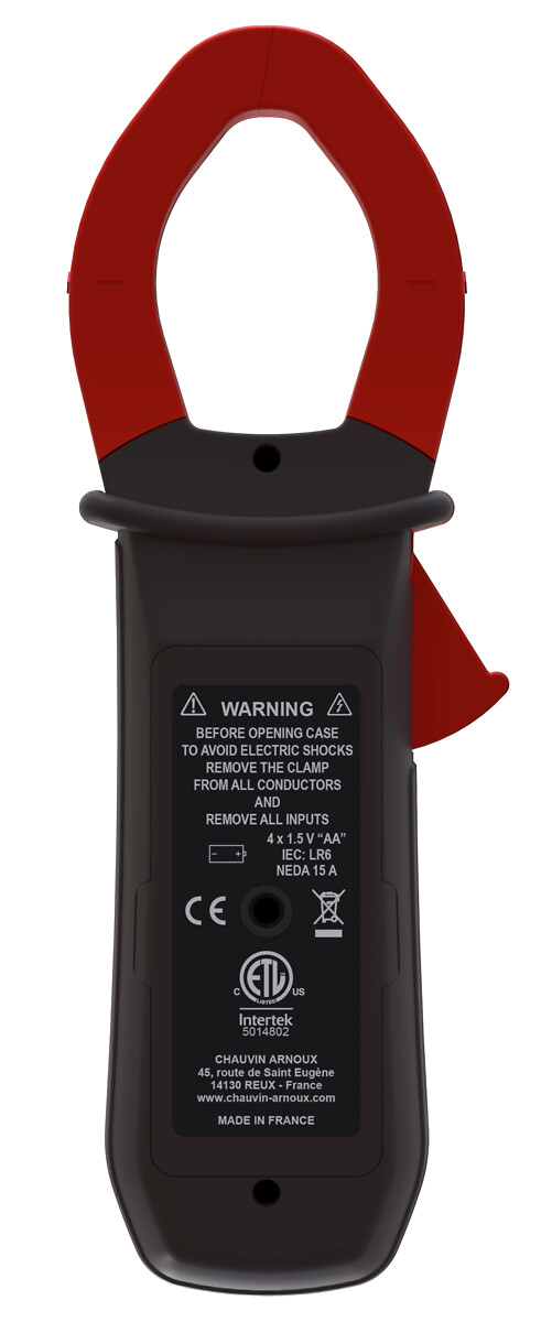 Chauvin Arnoux F404T - Kliešťový TRMS multimeter pre fotovoltiku - Do 1700 V DC