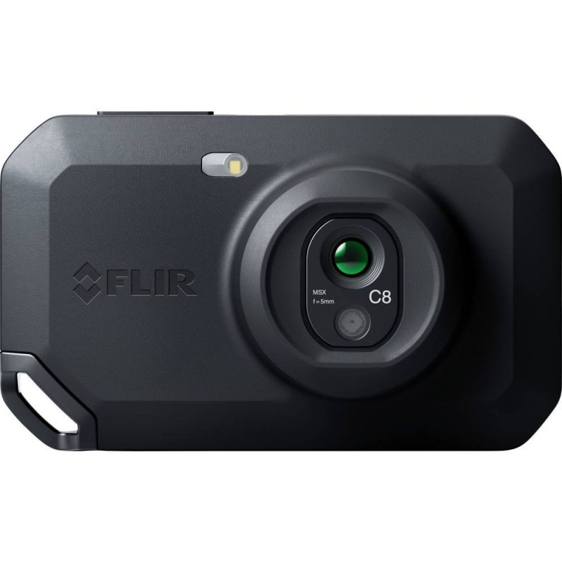 FLIR C8 kompaktnĂ termokamera s 3,5" dotykovĂ˝m displejem, rozlišenĂm 320Ă—240 px a teplotnĂm rozsahem -20 aĹľ 450 °C