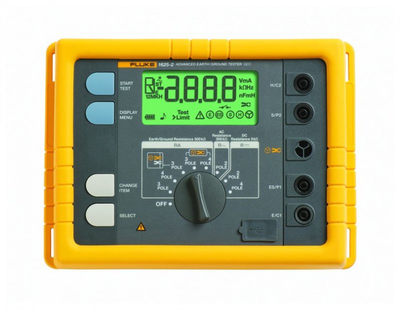 Fluke 1625-2 - merac zemného odporu 3/4pólové meranie zemného odporu