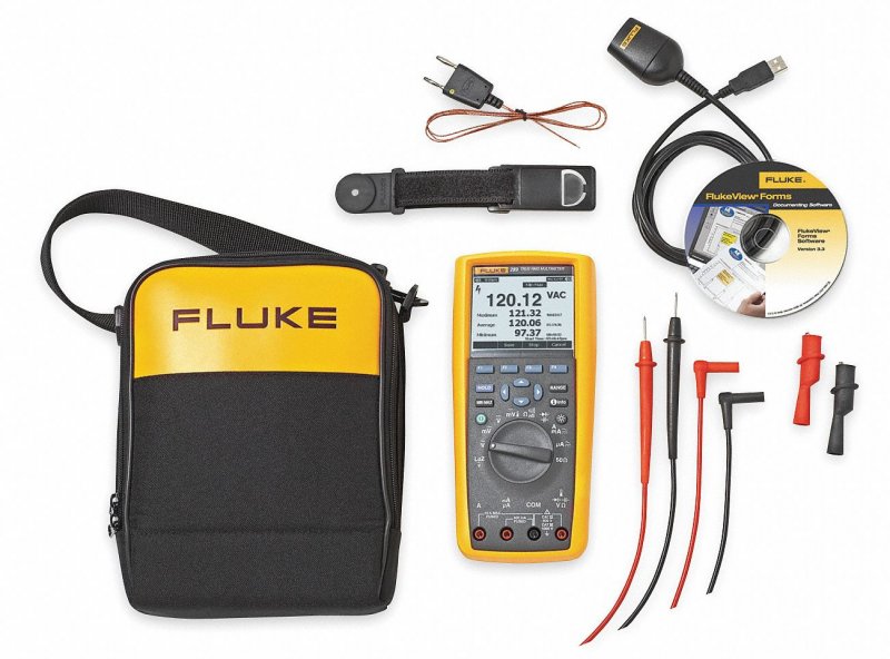 Fluke 289 digitální multimetr s 50 000-místným displejem, dataloggingem a TrendCapture funkcí
