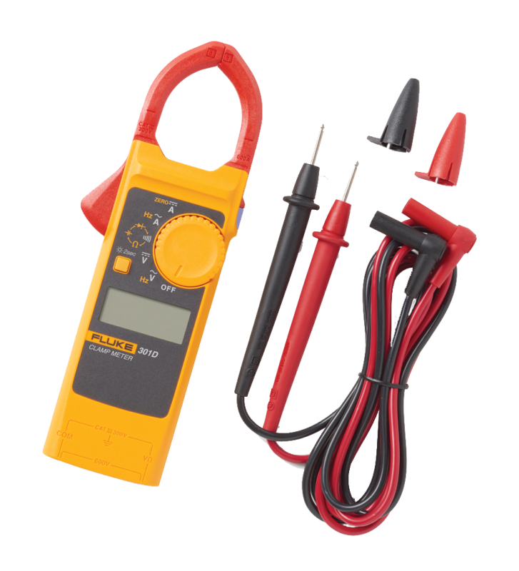 Fluke 301D - Kliešťový multimeter 0–600 A AC/DC