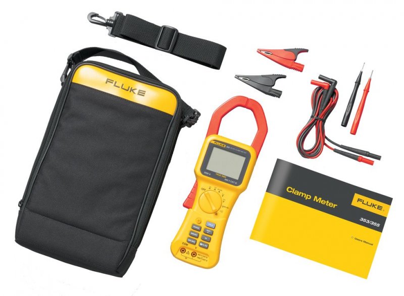 Fluke 355 - Kliešťový multimeter TRMS AC/DC do 2000 do 2000 A DC / 1400 A AC