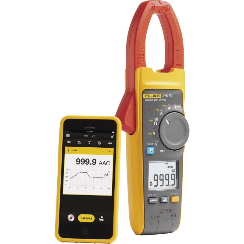 Fluke 376 FC - Klešťový multimetr do 1000 A (2500 A s iFlex)