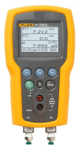 Fluke 721-1601 kalibrátor tlaku so dvoma snímačmi, grafickým displejom a prenosným puzdrom