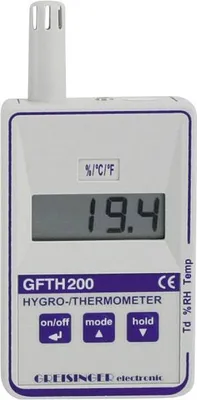 Greisinger GFTH 200 - Digitálny vlhkomer a teplomer 0–100 % r.h.