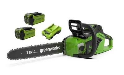Greenworks 40V motorová pila 40 cm Greenworks nabíječka GD40C - Reťazová píla