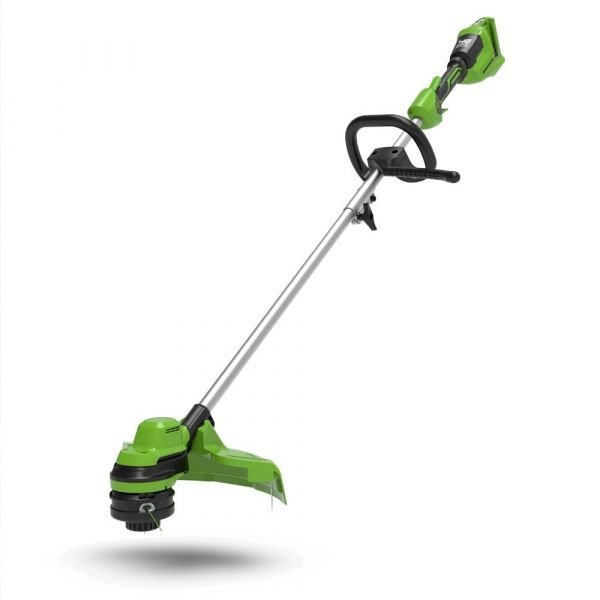 Greenworks GD24X2TX 2x24V bezkartáčový křovinořez s hliníkovým výložníkem a strunovou hlavou