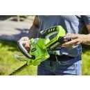 Greenworks 24V prémiové nůžky na živý plot G24HT57 - nožnice na živý plot 57 cm čepeľ