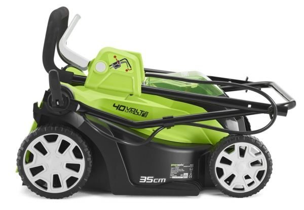40V akumulátorová sekačka na trávu 35cm Greenworks
