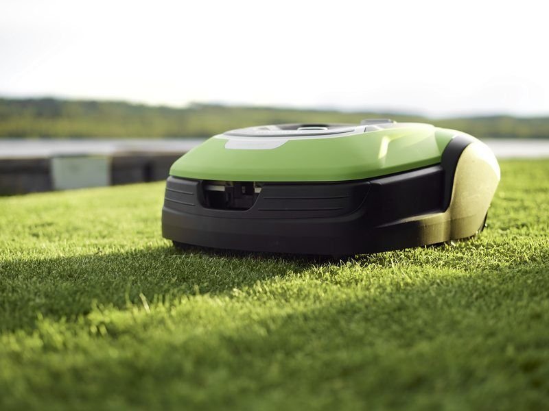 Žací robot Greenworks OptiMow 10 GSM, 1000 m2 1000 m²