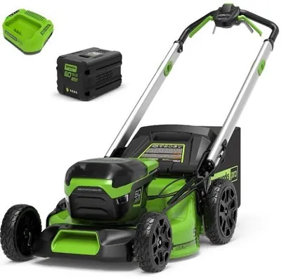 60V kosačka 51 cm Greenworks GD60LM51SPK4 sada s nabíjačkou 60 V
