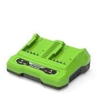 Greenworks 24V ładowarka 2A duální slot Greenworks G24X2UC2 - nabíjačka 24V 2A dvouslotová