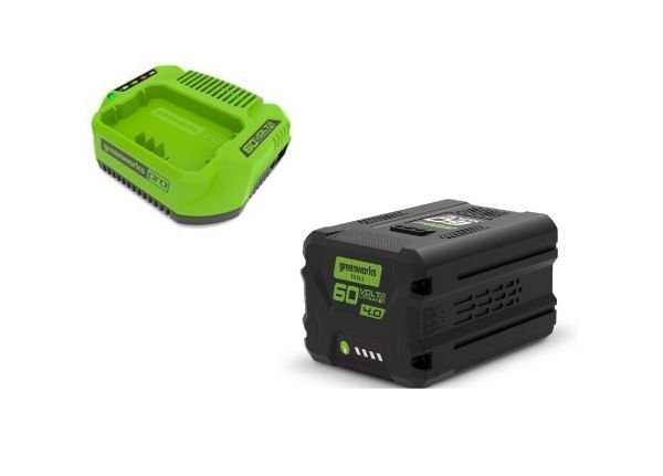 Baterie Greenworks 60V 4Ah s nabíječkou GSK60B4, lithium-iontová sada