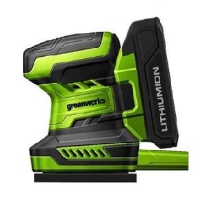 Greenworks G24SS14 24V orbitální bruska s bezkartáčovým motorem, kompaktní design
