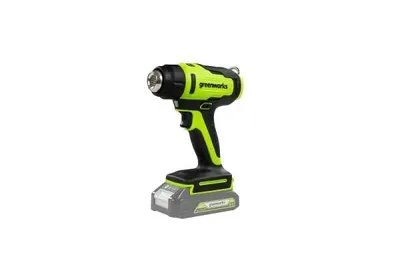 Greenworks Teplovzdušná pistole Greenworks G24HG 24V - Horúcovzdušná pištoľ 550 °C