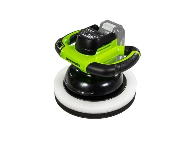 Leštička 24V Greenworks G24BU10 s rotačním a oscilačním pohybem, kompaktní design