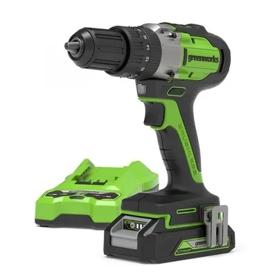 24V vrtačka-šroubovák GD24DD60K2 Greenworks sada n
