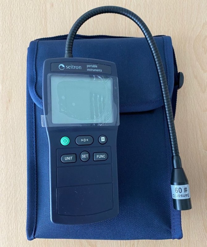 Seitron Gas Sniffer B10 - Detektor úniku plynu 0–10000 ppm / 0–1 % obj. / 0–20 % LEL